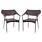 Flash Furniture Espresso PE Rattan Wicker Patio Dining Chair, 2PK 2-TT-TT002-ESP-GG - alternate 10